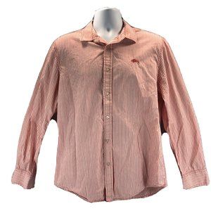 American Rag Mens Sz M Cotton Striped Button Up Long Sleeve Casual Rhino Shirt